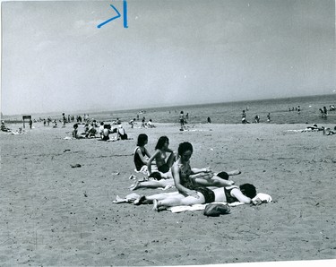 Rondeau Park beach, 1969. (London Free Press files)