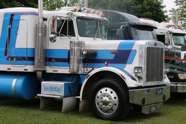 All proceeds from Trucking for Kids, staged Saturday at the fairgrounds in Ilderton, go to the Ronald McDonald House charities in Southwestern Ontario and the Children's Hospital at London Health Sciences Centre. (SHANNON COULTER, The London Free Press)