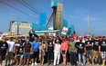 Standing in solidarity and remaining hopeful through a 12 week strike, Unifor members at the world's largest salt mine in Goderich will vote on a final offer from Compass Minerals. The American owned company and the union have been in negotiations since Thursday, July 12. Unifor will vote on the proposed final offer on Monday, July 16. (KATHLEEN SMITH, Goderich Signal-Star)