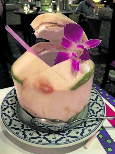 Fresh coconut water at The House by Ginger in Chiang Mai
(Jennifer Bieman/The London Free Press)