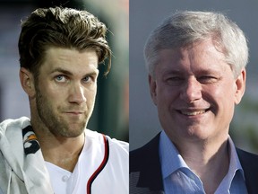 Which Harper is more interesting to Washington: Bryce (left) or Stephen (right)?