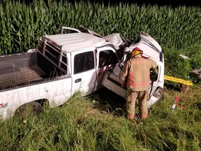 A married couple from Norfolk County were killed in a two-car crash southeast of Tillsonburg Wednesday evening. (OPP supplied photo)