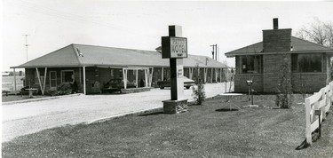 The provincial police have rented the entire Patio Motel on Highway 81 to accommodate 25 men who will patrol the village for May 24 weekend, 1967. (London Free Press files)