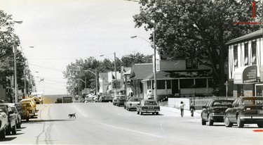 Grand Bend main street, early in the morning, 1988. (London Free Press files)