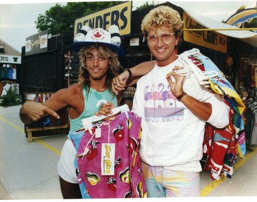 Grand Bend vendors, 1986. (London Free Press files)