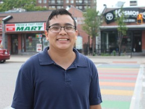 Christopher Keel is a transgender male who won the Rainbow Youth Leadership Bursary for his commitment to the LGBTQ2+ community. He said he came out when he was 16 years old, and wishes his sexual education at the time included LGBTQ2+ issues so he and his peers could have some more understanding of them. (SHALU MEHTA, The London Free Press)