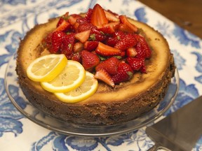 Strawberry cheesecake. (Derek Ruttan/The London Free Press)
