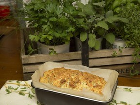 Summer herb and cheese loaf photographed at Jill's Table in London. (Derek Ruttan/The London Free Press)