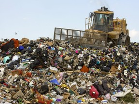 Landfill in the south end of London. (MIKE HENSEN, The London Free Press)