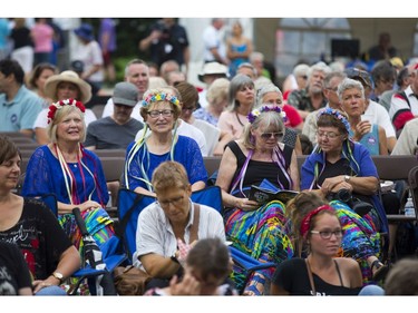 Thousands attend the opening of the Home County Festival Friday. (Derek Ruttan, The London Free Press)
