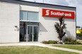 The Scotiabank branch at 950 Hamilton Road (just east of Highbury Ave.) was robbed in London, Ont. on Monday. (Derek Ruttan/The London Free Press)