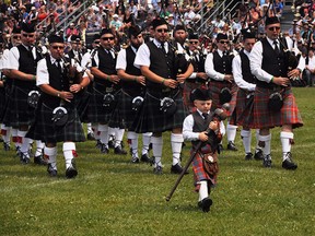 You’re never too young to lead a pipe band at the Fergus Scottish Festival and Highland Games.