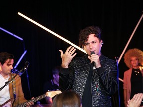 The Hamilton-based band, Arkells, will be headlining the inaugural Bluewater Borderfest this Saturday in Sarnia. File photo from Sept. 8, 2017 shows Max Kerman performing at RBC house. (Handout/Postmedia Network)