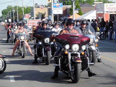 Port Dover was filling in nicely and in abundance as expected early Friday morning in preparation for the days Friday the 13th motorcycle rally. This was the scene on Main Street around 8:30 a.m. Up to 200,000 people were expected to attend. MONTE SONNENBERG / Simcoe Reformer