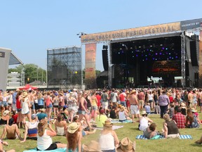 The crowd at Western Fair District for the 2018 Trackside Music Festival. (SHANNON COULTER, The London Free Press)