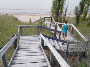 Pinery Provincial Park's 2.6 km Wilderness Trail includes a boardwalk to the shore of Lake Huron and a lookout.
WAYNE NEWTON/SPECIAL TO THE LONDON FREE PRESS