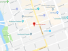 Google Maps: Red icon denotes 131 King St.