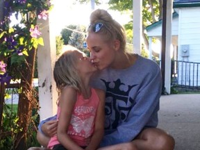 Meghan Hellowell and her daughter Aleiya Rose Hellowell-Hall (Facebook).