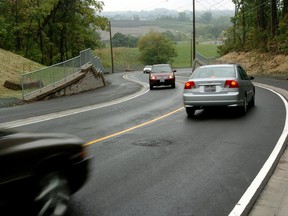 The stretch of Commissioners Road known as Snake Hill. (File photo)