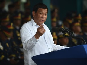 Philippine President Rodrigo Duterte