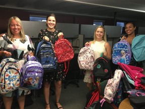 The Salvation Army, Thames Valley Education Foundation and United Way Elgin Middlesex are partnering to provide backpacks and school supplies to students in need.