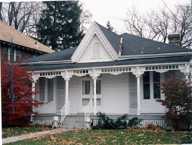 540 Colborne, near Central, Ontario cottage built in 1883-1884. (London Free Press files, 1991)