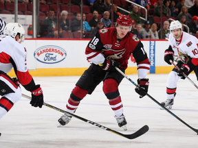 Christian Dvorak of the Arizona Coyotes (Getty Images)