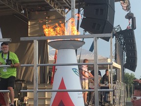 Ontario Summer Games opening ceremonies. Free Press file photo