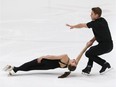 2017 Canadian Junior Champions Evelyn Walsh and Trennt Michaud perform a routine at the Essroc Arena Sunday April 2, 2017 in Wellington, Ont. (Postmedia News file photo)