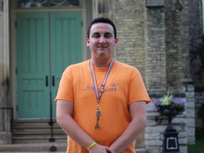 Mason Robichaud, 18, is one of the two recipients of the Rainbow Youth Leadership Bursary for his commitment to the LGBTQ2+ community in London.