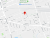 Google Maps: Red icon denotes Kitchener Avenue in east London.