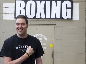 Boomers Warriors Boxing and Training Centre is holding a fundraising event to help out Tyler Warren, a former amateur boxer with brain cancer. The money will be used by Warren to pay for thousands of dollars worth of medication he needs to fight brain cancer.  (Derek Ruttan/The London Free Press)