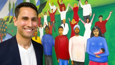 Tarek Moharram, chair of the board for the Cross Cultural Learner Centre in London, Ont.  (Mike Hensen/The London Free Press)