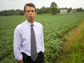 Belmont-area farmer and Thames Centre deputy mayor Marcel Meyer (MIKE HENSEN, The London Free Press)