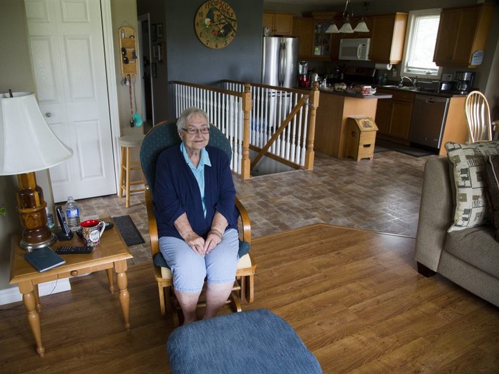  Eighty-seven year old Shirley Ramsey was abandoned at Toronto Pearson International Airport by an WestJet employee. (Derek Ruttan/The London Free Press)