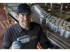 Master brewer Scott Durnin said much of this year's product is being sent to communities in western Canada affected by wildfires. (DEREK RUTTAN/The London Free Press)