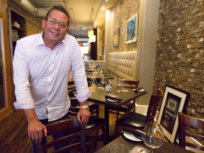 Joe Duby, owner of Gnosh, a new restaurant opening on Dundas between Talbot and Richmond in London. (Mike Hensen/The London Free Press)