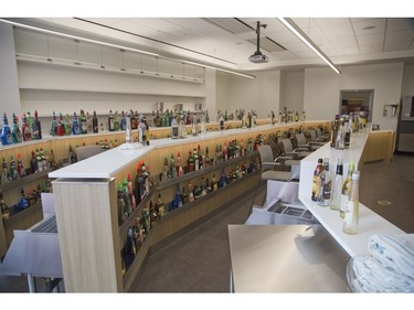 A mixology classroom at Fanshawe College's new downtown campus in the former Kingsmil's department store. Derek Ruttan/The London Free Press