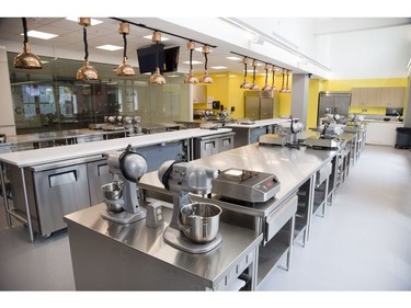 The Spriet Family Culinary Centre at the Fanshawe College's new downtown campus in the former Kingsmill's department store is more modern that the facilities at the College's main campus. Derek Ruttan/The London Free Press