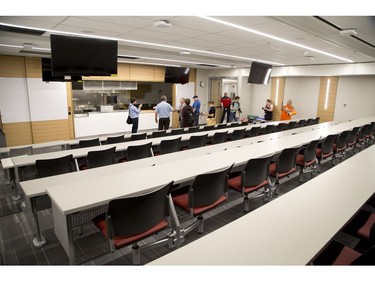 A cooking classroom at the Fanshawe College's new downtown campus in the former Kingsmill's department store. Derek Ruttan/The London Free Press