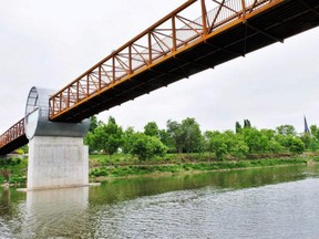 Guided walks will be given of the new pedestrian bridge over the Grand River built on former railway tracks in Cambridge.