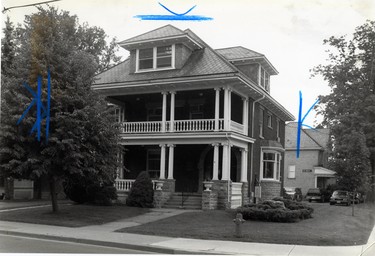 High Victorian style house at 79 Ridout Street S. built in 1910. (London Free Press files, 1991)