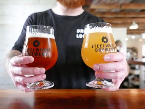 Steel Wheel Brewery features a tasting room in a 19th-century farmhouse.