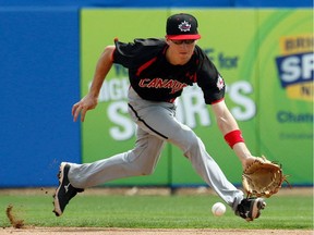 Adam Hall, who briefly lived in Woodstock with family, was drafted 60th overall by the Baltimore Orioles in the 2017 MLB Draft. (Photo courtesy of Baseball Canada)