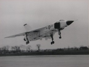 First Avro Arrow jet fighter interceptor took the skies over Toronto on March 25, 1958.