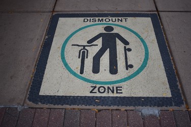 Cyclists and skateboarders are welcome in Old Town Fort Collins as long as they respect the rules.

BARBARA TAYLOR/THE LONDON FREE PRESS