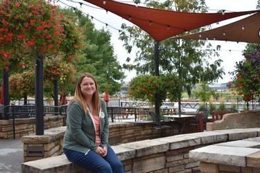 Odell Brewing Co.'s  Kailey Bowser, a co-owner and taproom manager says the brewery's cool patio is hopping in warm weather.

BARBARA TAYLOR/THE LONDON FREE PRESS