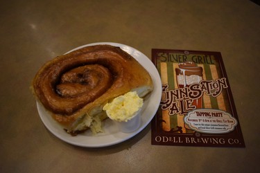 Cinnamon rolls are a signature treat at downtown Fort Collins Silver Grill Cafe, founded in 1912. Odell Brewing Co. offers a cinnamon beer during the Christmas season.

BARBARA TAYLOR/THE LONDON FREE PRESS