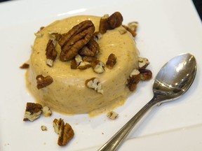 Pumpkin panna cotta is an easy, make-ahead holiday dessert. (Mike Hensen/The London Free Press)