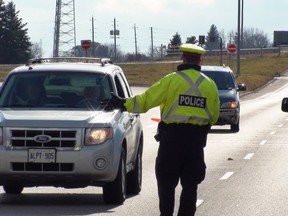 London police conduct a RIDE program. (Free Press file photo)